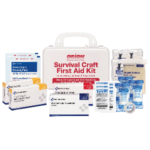 Orion Survival Craft First Aid Kit In A Hard Plastic Case