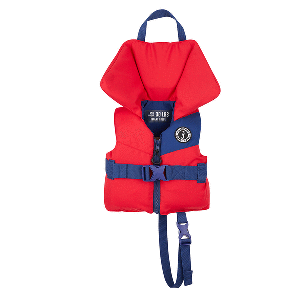 Mustang Infant Lil Legend Foam Vest Red-navy