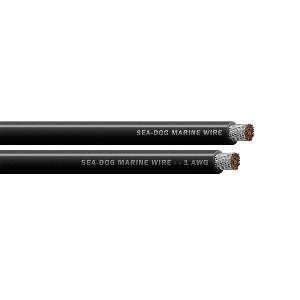 Sea Dog 1 Awg Black 50ft Battery Cable
