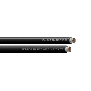 Sea Dog 2/0 Awg Black 25ft Battery Cable