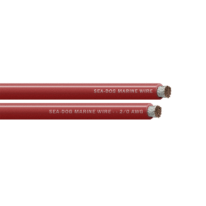 Sea Dog 2/0 Awg Red 25ft Battery Cable