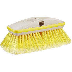 Star Brite 8" Deluxe Block  Brush W/ Bumper - Soft Yellow