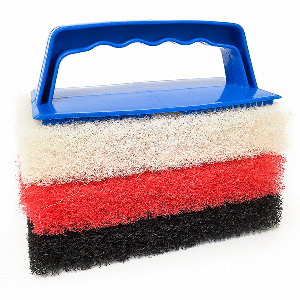 Star Brite Large Scrub Pad  Kit W/ Handle + 3 Pads