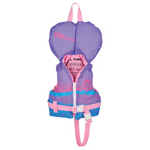 Full Throttle Infant Nylon Life Vest - Purple/pink