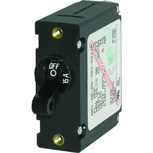 Blue Sea 7208 Circuit Breaker Aa1 15a Black