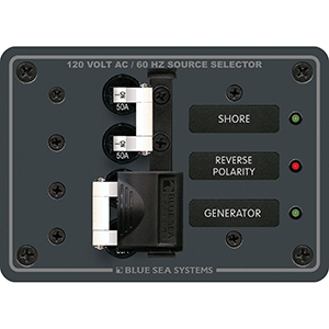 Blue Sea 8061 Panel 120vac Source Select
