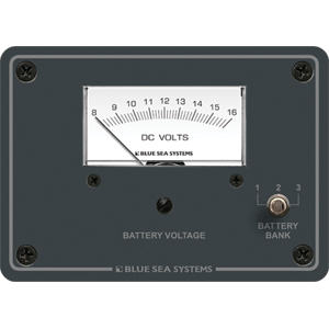 Blue Sea 8015 Panel 8-16vdc 3 Bank Analog