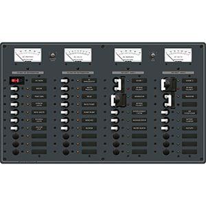 Blue Sea 8086 Breaker Panel 20-12v 20-120ac