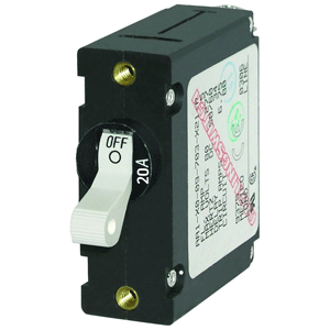 Blue Sea 7214 Circuit Breaker Aa1 20a Wht