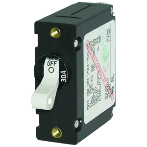 Blue Sea 7222 Circuit Breaker Aa1 30a Wht