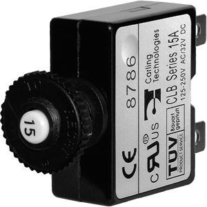 Blue Sea 7056 Circuit Breaker 15a Push Button