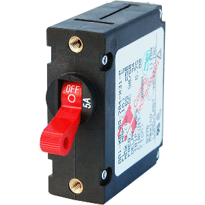Blue Sea 7201 Circuit Breaker Aa1 5a Red