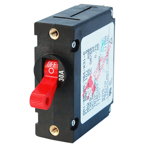 Blue Sea 7221 Circuit Breaker Aa1 30a Red
