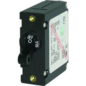 Blue Sea 7228 Circuit Breaker Aa1 50a Black