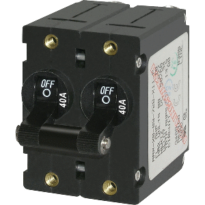 Blue Sea 7239 Circuit Breaker Aa2 40a Black