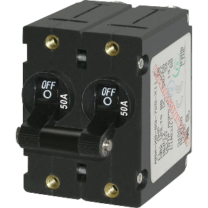Blue Sea 7241 Circuit Breaker Aa2 50a Black