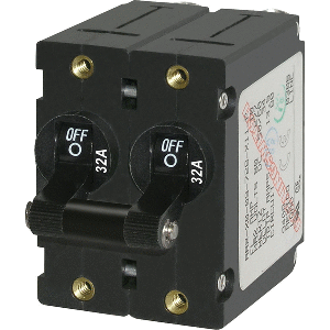 Blue Sea 7349 Circuit Breaker Aa1 32a Black