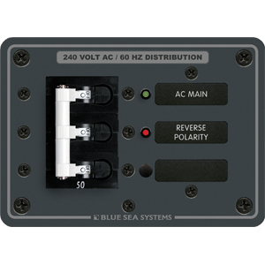 Blue Sea 7372 Panel 120/240vac Main
