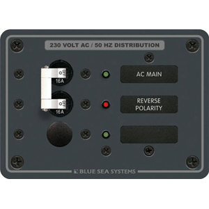 Blue Sea 8129 Breaker Panel 230vac 1 Pos