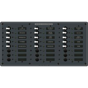 Blue Sea 8265 Panel 120vac 24 Pos