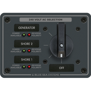 Blue Sea 8361 Ac Rotary Panel 240vac 63a