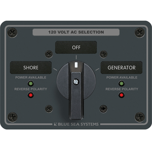 Blue Sea 8365 Ac Rotary Panel 120vac 63a