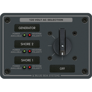 Blue Sea 8366 Ac Rotary Panel 120vac 32a