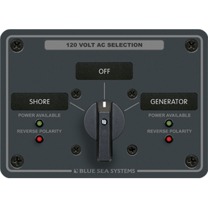 Blue Sea 8367 Ac Rotary Panel 120vac 32a