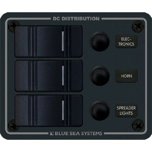 Blue Sea 8374 Panel Waterproof Cb 12vdc 3 Pos