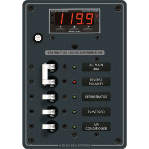 Blue Sea 8405 Breaker Panel Ac 5 Pos Main
