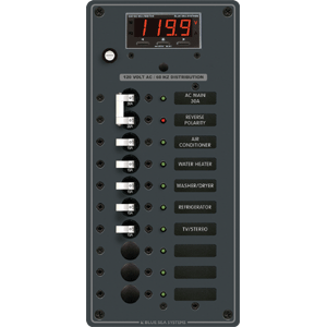 Blue Sea 8406 Breaker Panel Ac 10 Pos Main