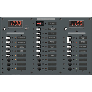 Blue Sea 8408 Breaker Panel 18-dc 8-ac Pos