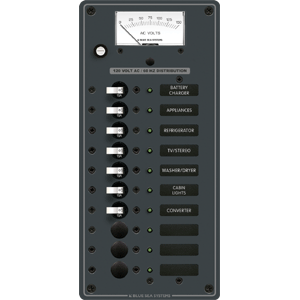 Blue Sea 8478 Breaker Panel 120vac 10 Pos