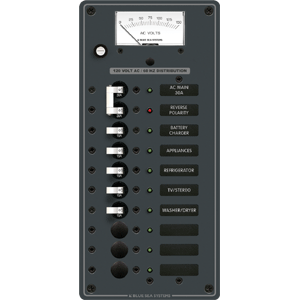 Blue Sea 8488 Breaker Panel 120vac 10 Pos