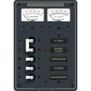 Blue Sea 8509 Breaker Panel 230vac 5pos