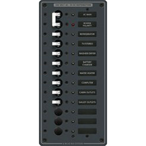 Blue Sea 8585 Breaker Panel 230vac13 Pos