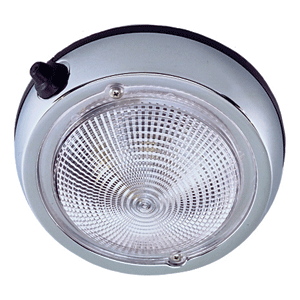 Perko Chrome Pltd Surf Mount 6" O.d.(5" Lens) Dome Light W/