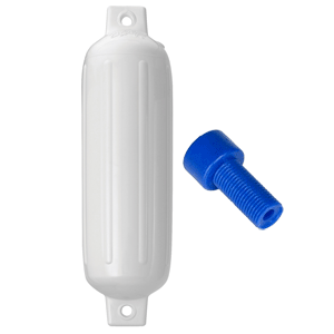 Polyform G-3 Twin Eye Fender 5.5" X 19" White