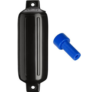 Polyform G-4 Twin Eye Fender 6.5" X 22" Black