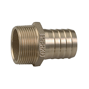 Perko 2" Pipe To Hose Adapter Straight Bronze