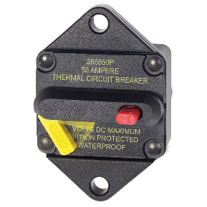 Blue Sea 7083 50 Amp Circuit  Breaker Panel Mount 285 Series