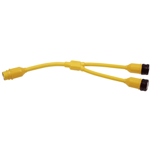 Marinco 153ay Y Adapter 2-30a 125v Locking To 50a 125/250v