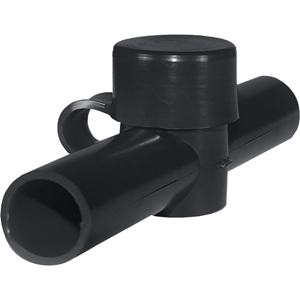 Blue Sea 4002 Cable Cap Dual Entry Black