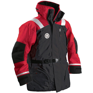 First Watch Ac-1100 Flotation Coat Sm Red/black