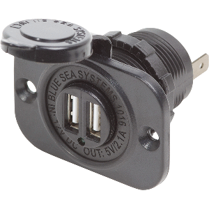Blue Sea 1016 Dual Usb Charger Socket Two Usb Ports With