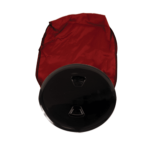 Beckson 5" Stowaway Deck Plate Black W/ 12" Bag 5.5" Cutout