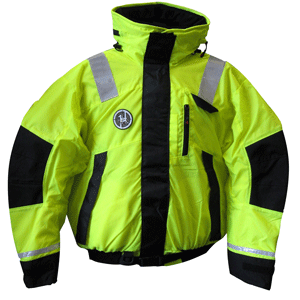 First Watch Hi-vis Flotation Bomber Small Hi-vis Yellow