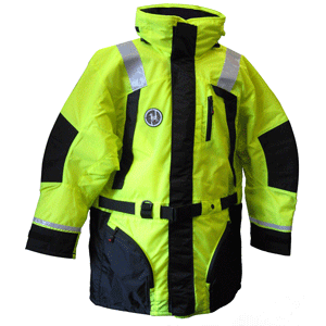 First Watch Hi-vis Flotation Coat Med Hi-vis Yellow