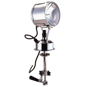 Perko 12v Searchlight-chrome 7"