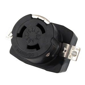 Marinco 6369cr 125/250v 50 Amp Wire Dockside Receptacle